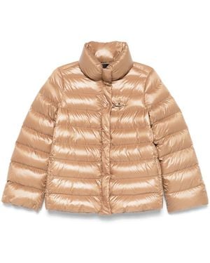 Fay Quilted Puffer Jacket - Natural