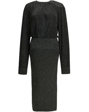 Isabel Marant "Aliza" Midikleid - Schwarz