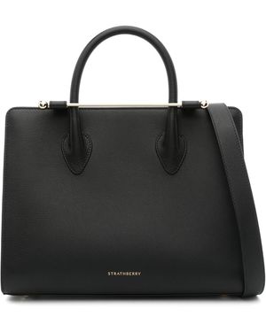Strathberry Midi Tote Bag - Schwarz