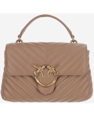 Pinko Love Lady Puff Big Borse - Marrone