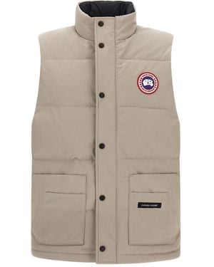 Canada Goose Freestyle Crew Quilted Padded Vest - Gray