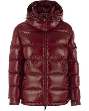 Moncler Maire Short Down Jacket Met Kap - Rood