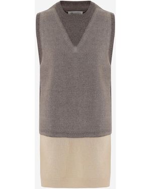 Maison Margiela Wool Vest - Grey