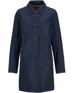 Barbour Giacca Reversibile Babbity Navy - Blauw