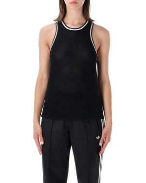 adidas Originals Elevated Sport Mini Mesh Tank Top - Black
