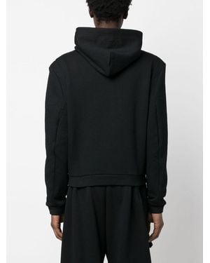 Random Identities Long-Sleeve Cotton Hoodie - Black