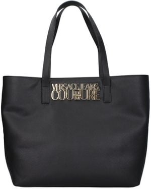 Versace Jeans Couture Borse A Spalla Couture Donna Poliuretano Nero - Black