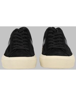 Tom Ford Trainers Cambridge Suede Leather Trainers - Black