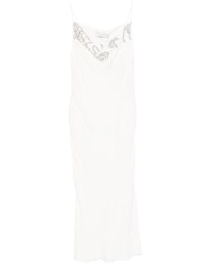 IRO Verziertes Ophye Midikleid - Weiß
