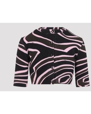 PUCCI Kurzer -Cardigan - Schwarz