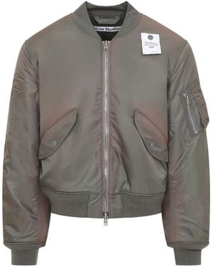 Acne Studios Stone Bomber Jacket - Gray