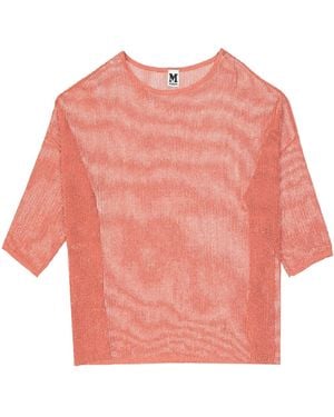 Missoni Halbtransparenter Pullover - Pink