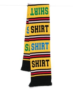 Comme des Garçons Schal Mit Hemdstreifen - Gelb