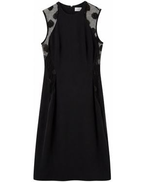 Stella McCartney Stella McCartney Miracle Polka Dots Kleid - Schwarz