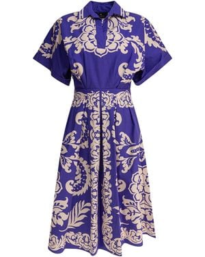 Etro Cotton Dress - Purple