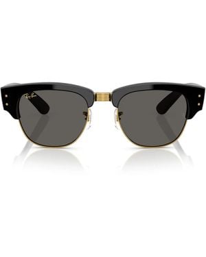 Ray-Ban Sonnenbrille Rb0316 S 6826 J5 Mega Clubmaster X Asap Rocky Schwarz/Schwarz Unisex - Grau