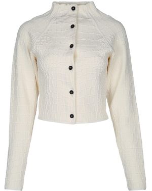 Jacquemus Le Cardigan Scala in White | Lyst