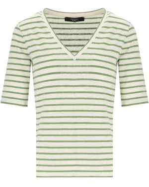 Weekend by Maxmara Opzione Striped T-Shirt - Green