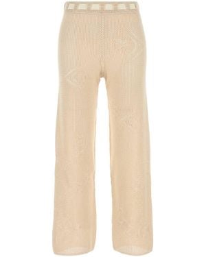 Bode Crochet Pant - Natural
