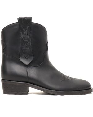 Via Roma 15 Texano Orecchie Lunghe V - Black