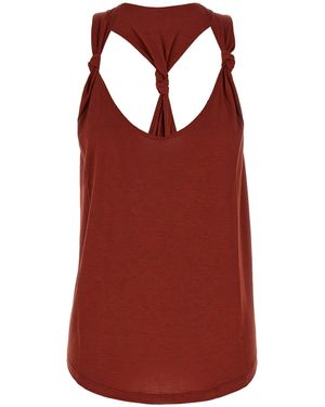 Isabel Marant Elody Top Bordeaux-Donna - Rosso
