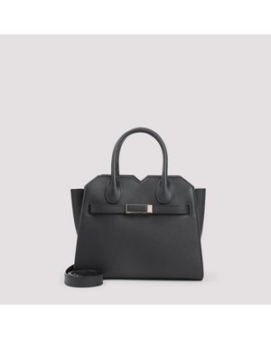 Valextra Milano Mini Handbag - Naturel