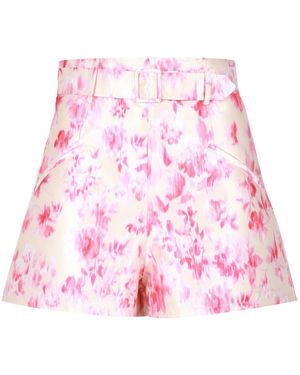 PHILOSOPHY BY LORENZO SERAFINI Shorts Marfil - Rosa