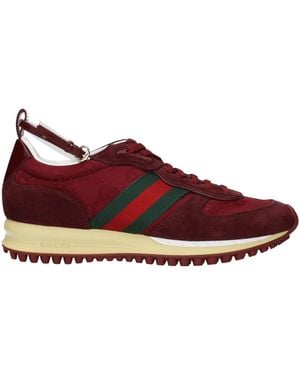 Gucci Sneakers Fabric - Red