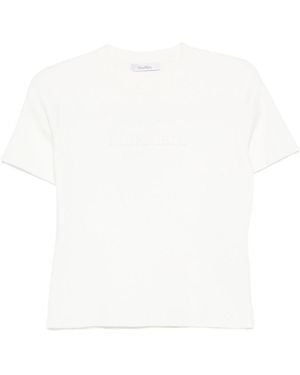 Max Mara Pure Cotton T Shirt - White
