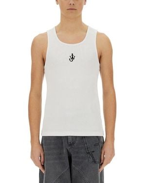 JW Anderson Jw Anderson Tank Top With Logo - White