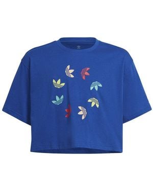 adidas Originals Cropped Tee - Blue
