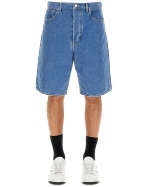 KENZO Solid Shorts - Blue