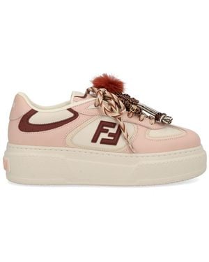 Fendi Match" Sneaker - Brown