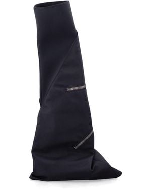 Rick Owens Cargo Fetish Sneaks In Black - Blue