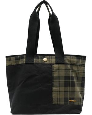Barbour Mya Patchwork Tote Bag - Black