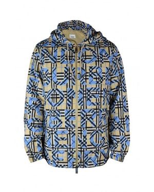 Burberry Hooded Jacket - Blue
