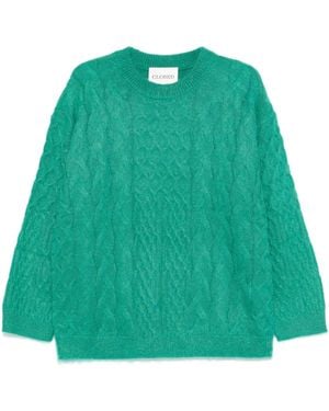 Closed Cable Long Sleeve - Green