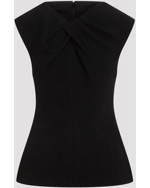 Jil Sander Viscose Tank Top - Black