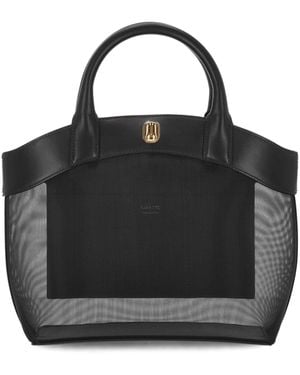 SAVETTE Canvas Shoulder Bag - Black