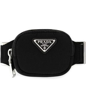 Prada Black Nylon Manschette - Schwarz