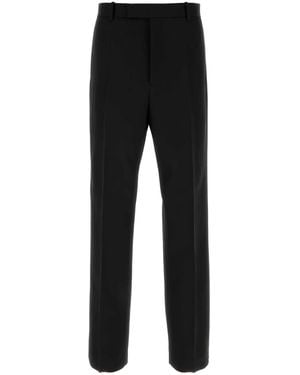 Jil Sander Flat Front Pant - Black