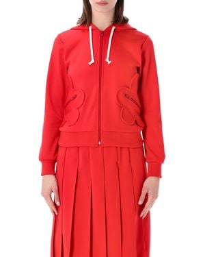 Comme des Garçons Girl Zp Hoodie - Red
