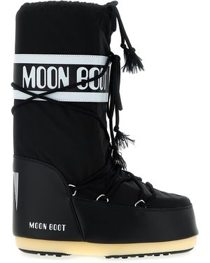 Moon Boot Mondstiefel 'Symbol' Stiefel - Schwarz