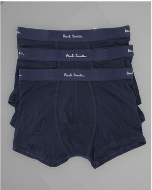 Paul Smith Herren-Unterhosen im 3er-Pack, einfarbig - Blau