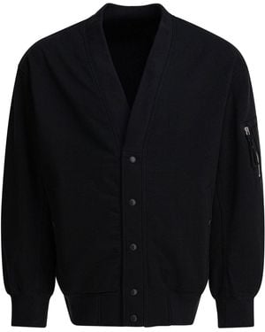 Comme des Garçons Cotton Cardigan With Front Snap Closure And - Blau