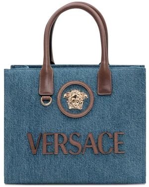 Versace Handtasche Mit Medusa - Blau