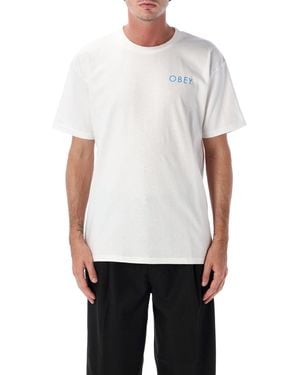 Obey T Shirts And Polos - White