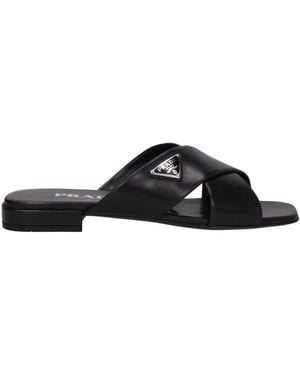 Prada Slifor E Hooves Leather - Nero