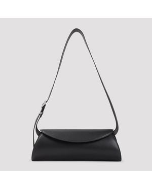 Jil Sander Cannolo Shoulder Bag - Black