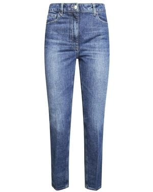 Elisabetta Franchi Slim Fit Jeans - Blue